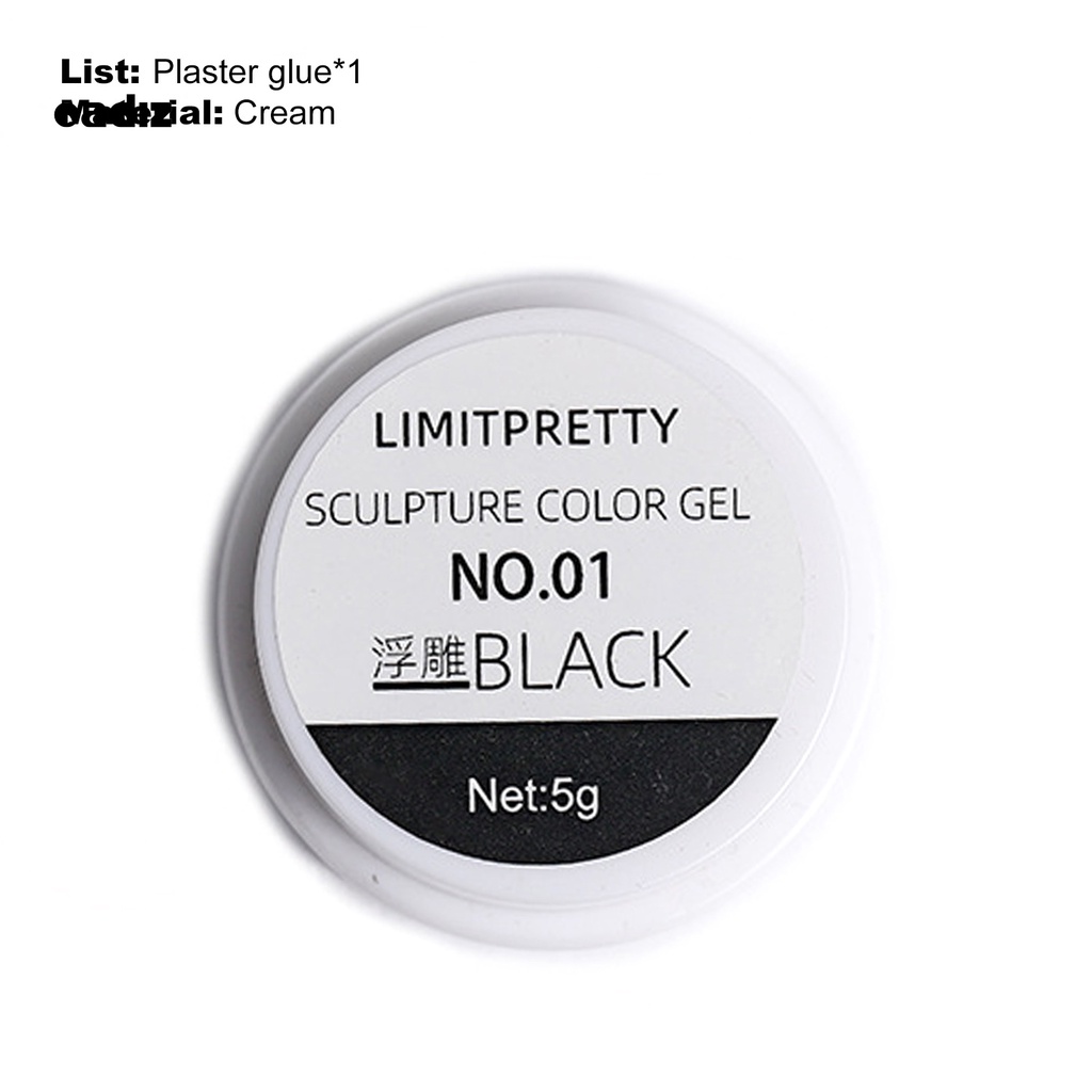 [Hàng mới về] Gel sơn móng tay tạo hiệu ứng dập nổi 3d dành cho nữ