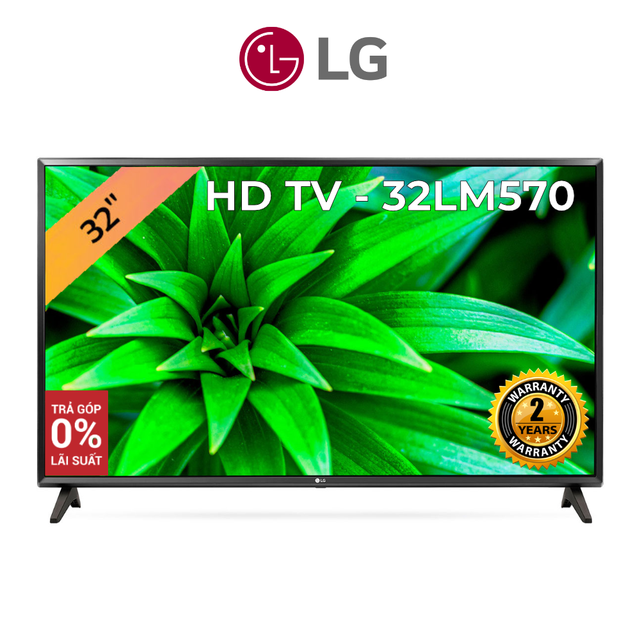 Smart Tivi LG 32 inch HD 32LM570BPTC - Model 2019 (Chính Hãng Phân Phối)