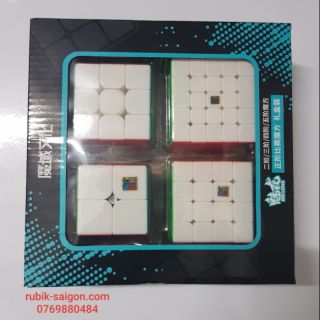 Combo rubik moyu mf 4 khối 2x2 đến 5x5