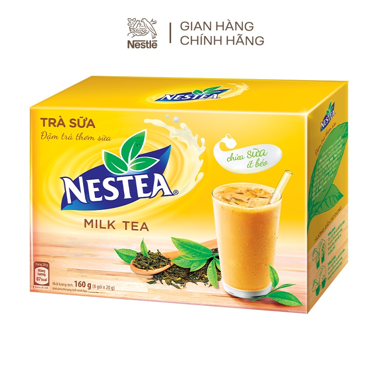 Combo 3 hộp trà Nestea: 1 hộp vị trà chanh, 1 hộp vị trà sữa , 1 hộp vị vải lài