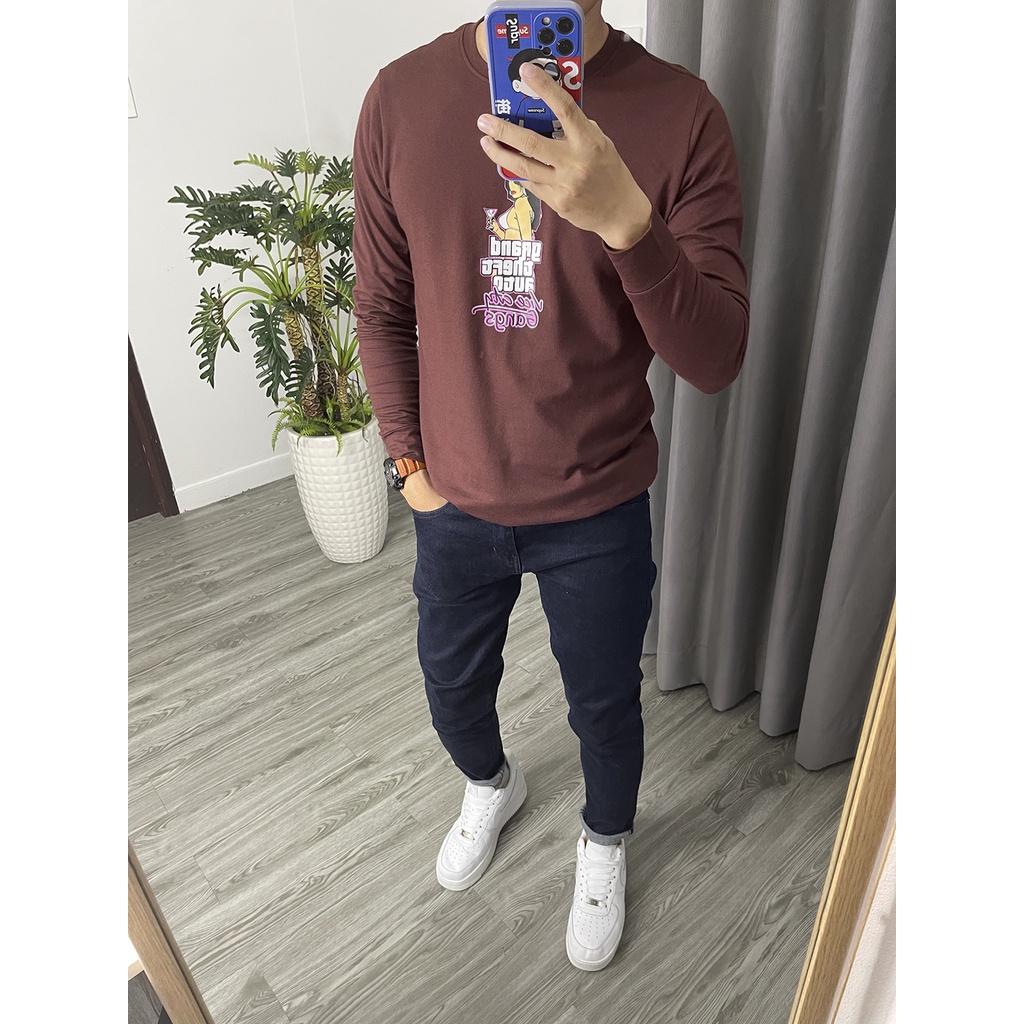 Áo thun tay dài nam cực đẹp