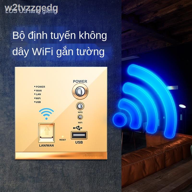 ❆Bảng điều khiển AP không dây LOSUS Langshuo Gigabit 5G tần số kép 86 loại bộ định tuyến treo tường tại nhà ổ cắm bảng đ