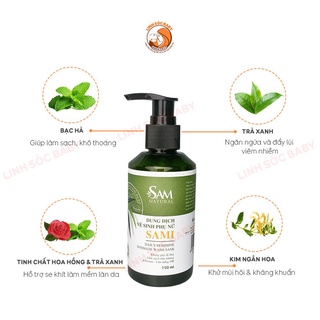 Dung Dịch Vệ Sinh Phụ Nữ Thảo Mộc SAM NATURAL