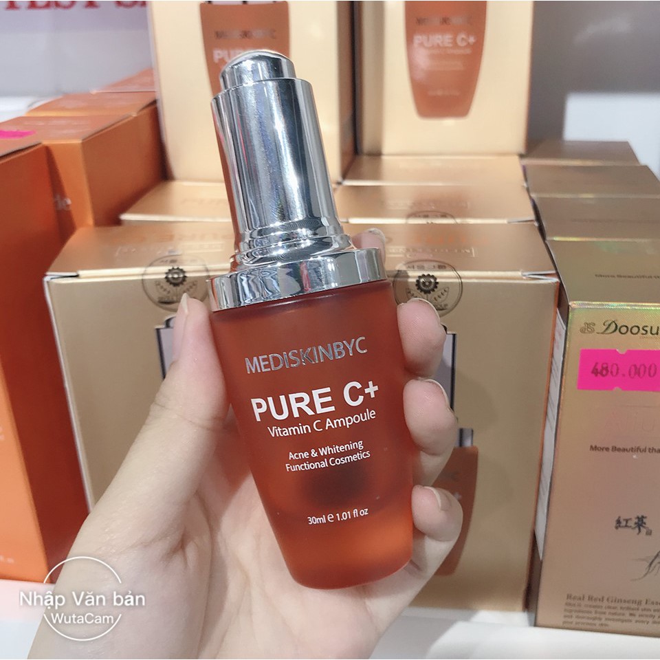 Tinh Chất Dưỡng MediskinbyC Pure C+ Vitamin C Ampoule (30ml)