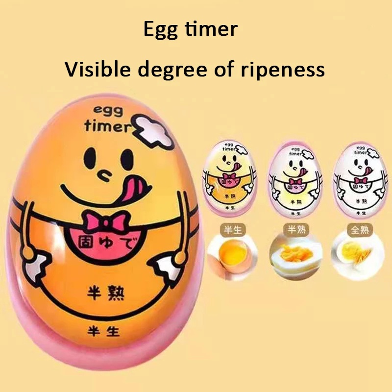 Dụng cụ luộc trứng hẹn giờ thiết kế đổi màu theo nhiệt độ tiện dụng cho nhà bếp