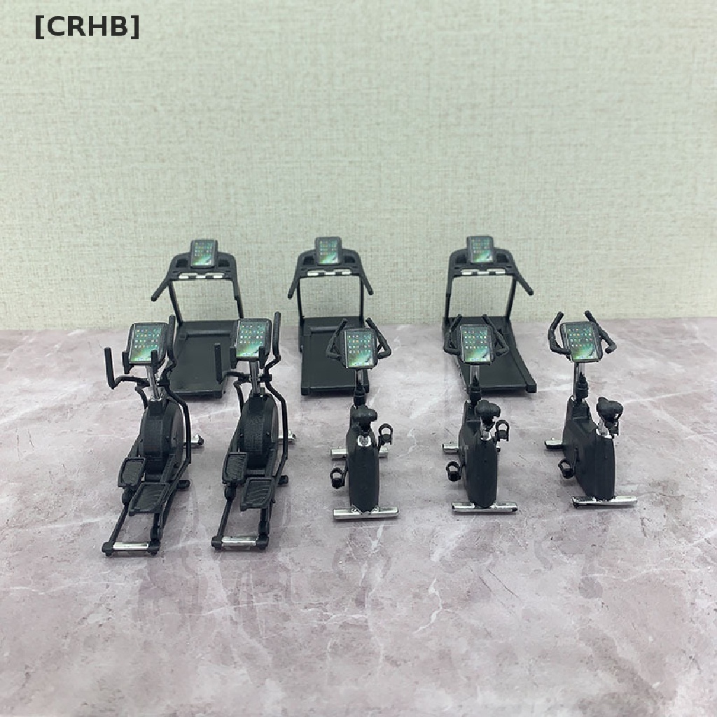 Máy chạy bộ/tập thể dục thu nhỏ tỷ lệ 1:60 cho nhà búp bê