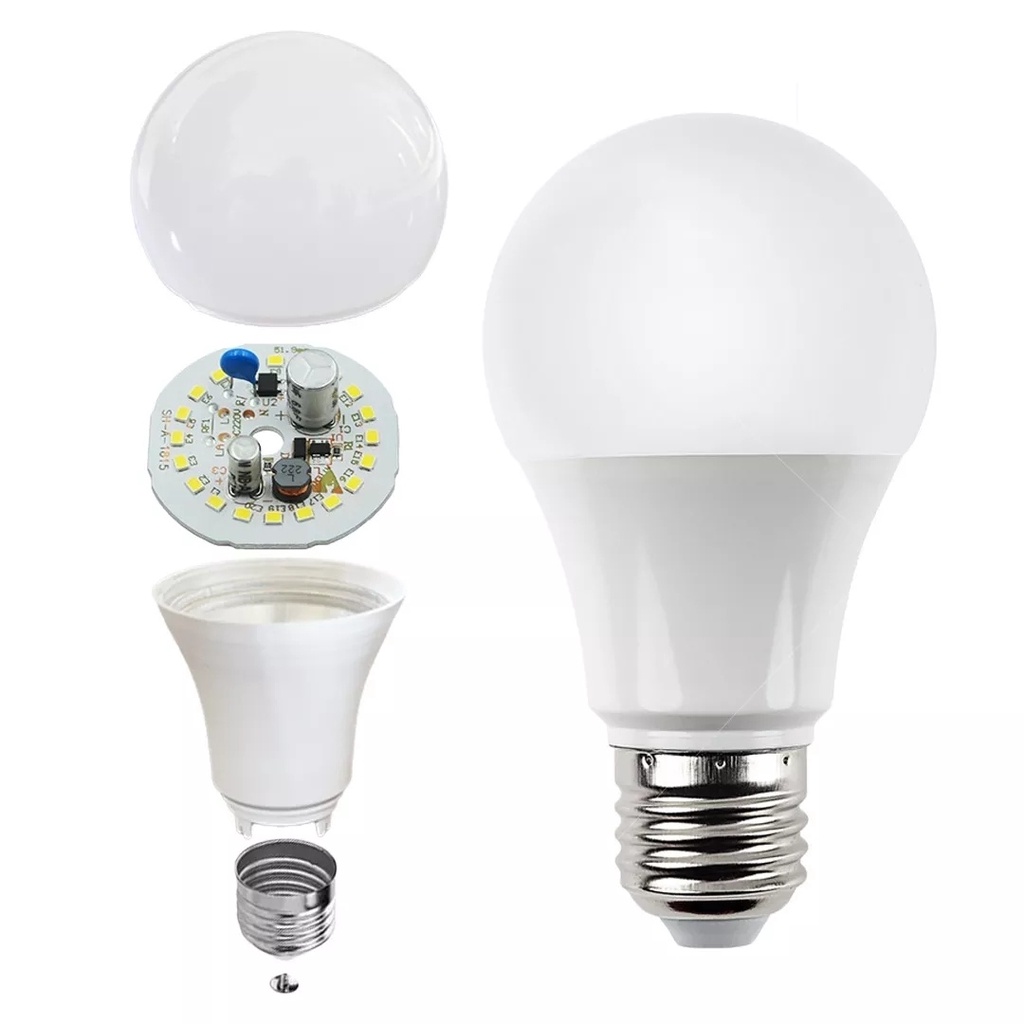 COMBO 5 Bóng Đèn LED Tròn 5W 7W 9W 10W 12W 15W DSY Chính Hãng siêu bền siêu sáng
