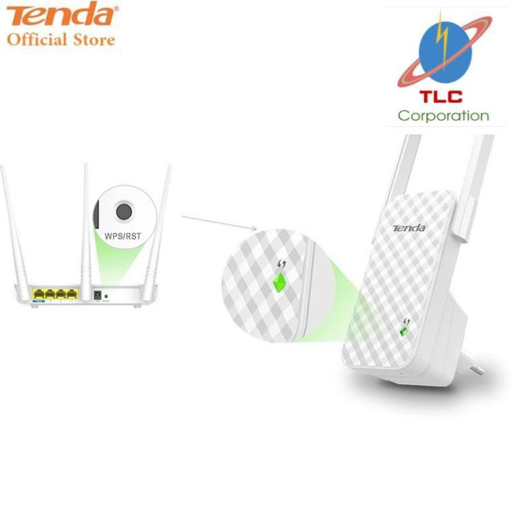 Bộ tiếp nối sóng WI-Fi Tenda A9 tốc độ 300Mbps (Trắng)