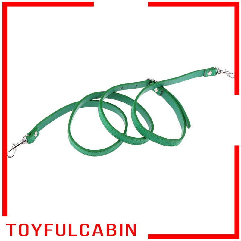 [Toyfulcabin] Dây Đeo Túi Xách Bằng Da Có Thể Điều Chỉnh Kích Thước Màu Be