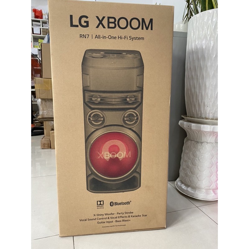 (TẶNG MIC KHÔNG DÂY TEMEISHENG) Loa kéo karaoke LG Xboom RN7- Model 2020. Tuyệt tác cho người yêu nhạc