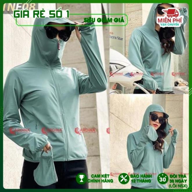 Áo Chống Nắng Nữ Cardina xuất Nhật cực đẹp (Chống tia UV, làm mát, khử mùi hôi) | BigBuy360 - bigbuy360.vn