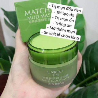 Mặt nạ trà xanh matcha hàng nội địa trung