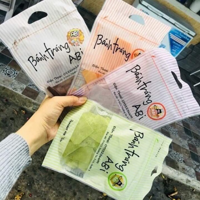 [Mã GROSALEHOT giảm 8% đơn 250K] Bánh Tráng Ngọt ABI - 4 Bánh Tặng Bút BTS