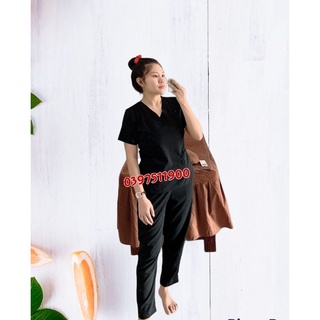 Đồng phục spa màu đen