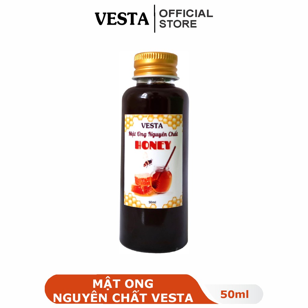 Mật Ong 🍯𝑭𝒓𝒆𝒆𝒔𝒉𝒊𝒑🍯 Mật Ong Hoa Cà Phê - Mật Ong Rừng Nguyên Chất Vesta 50ml