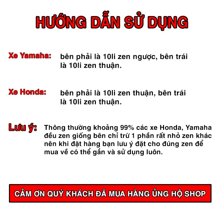 Ốc Chân Kính Titan GR5 10li10 Full Màu Gắn Mọi Loại Xe