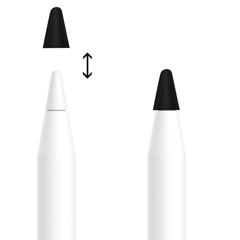 8 / Pcs Apple Pencil Gen 1 2 Tip Stylus Pen Nib Silicone Cover Ốp