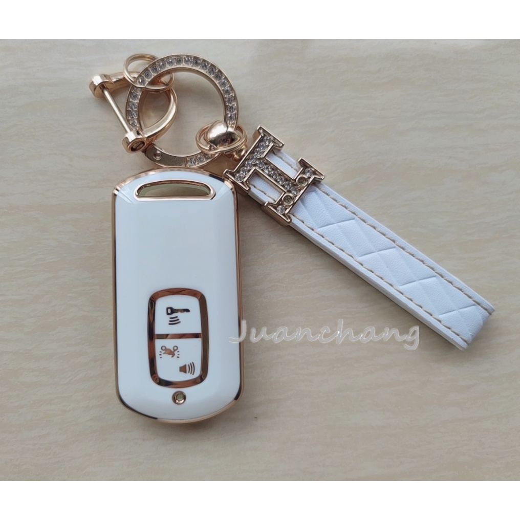 Vỏ Bọc Chìa Khóa 2 Nút Chuyên Dụng Cho Xe Máy Honda X-ADV Forza 125 300 PCX 150 150i Bao Da Thủ Công Bảo Vệ Chìa Khóa Cho Honda Air Blade 125, AB 150, Vario 150, Airblade 2020, Leady 2022