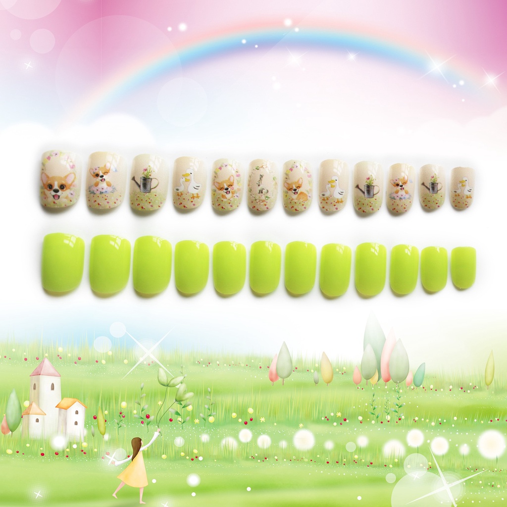 [Hàng mới về] Móng tay giả đáng yêu cho bé