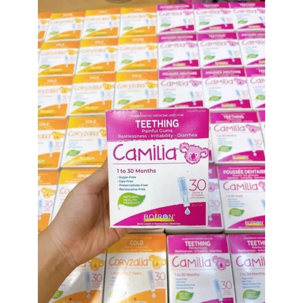 Muối uống cho bé mọc răng Camilia Canada