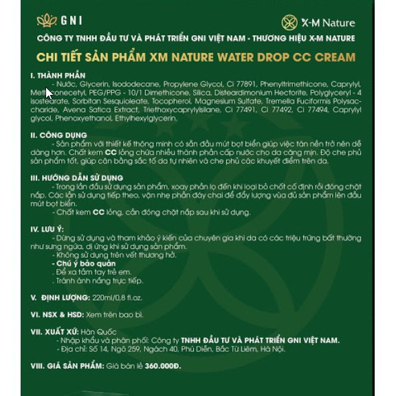 Kem nền che khuyết điểm CC Cream chính hãng | BigBuy360 - bigbuy360.vn