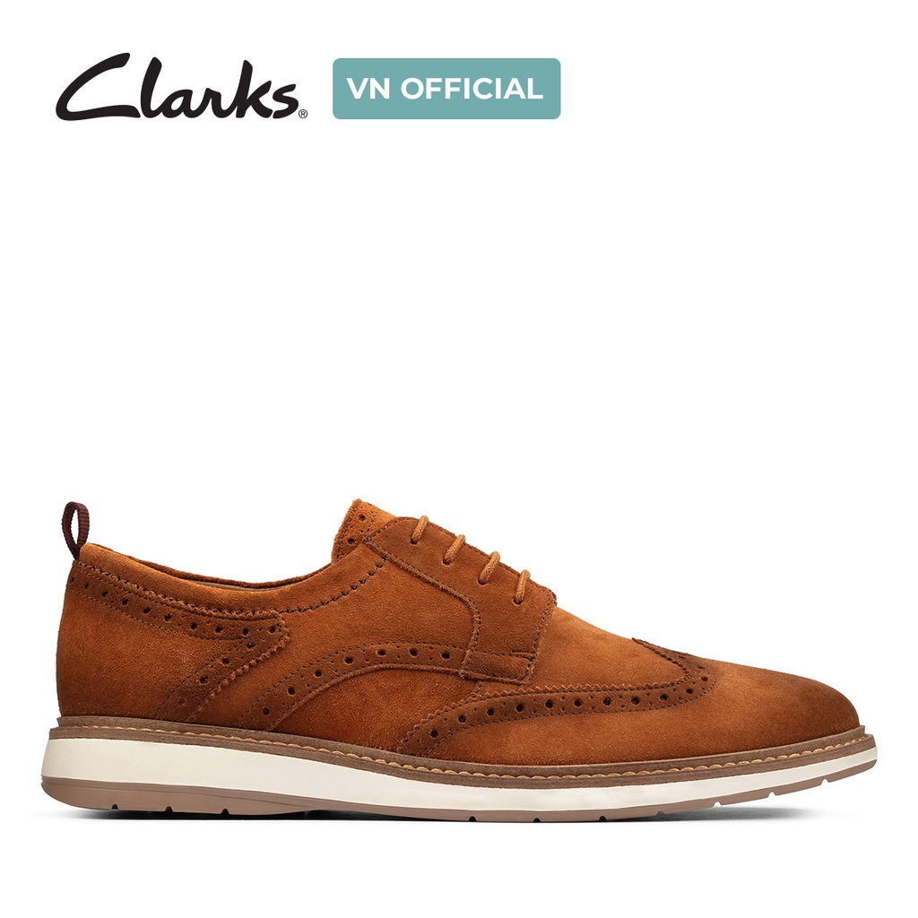 Giày Oxfords CLARKS Chantry Wing màu nâu