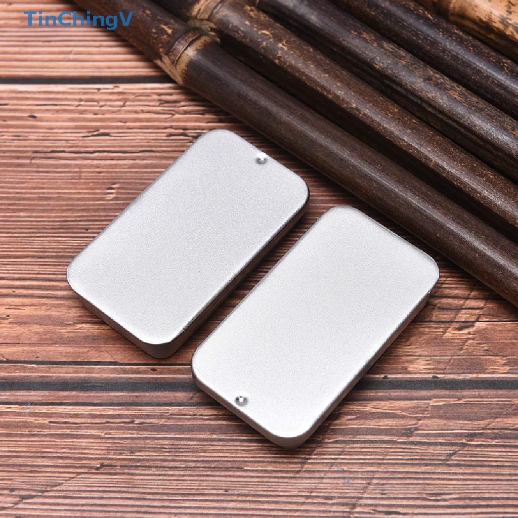 Hộp Sắt Đựng Trang Sức / Kẹo / Tiền Xu Có Nắp Trượt Tiện Dụng