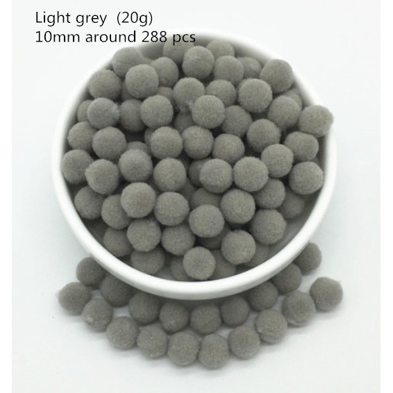 20G 8/10/15/20/25/30mm Quả cầu lông mềm dùng để trang trí