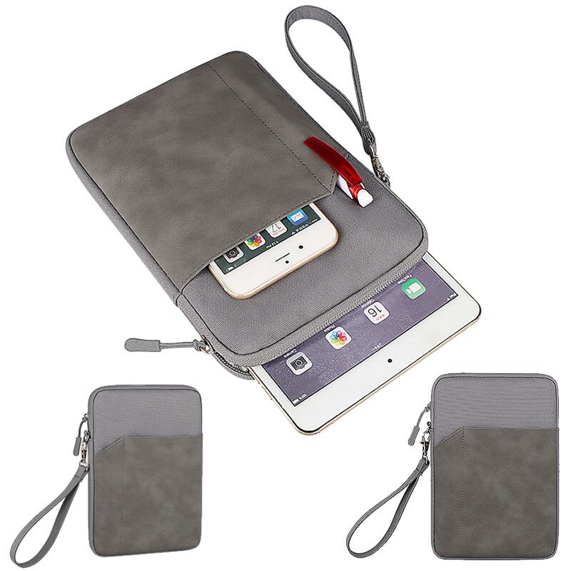 Waterproof Sleeve For Huawei MatePad T8 8.0 M6 M5 8.4 inch zipper handbag For MediaPad M3 Lite C5 T1 T3 7.0 T2 Tablet soft Pouch