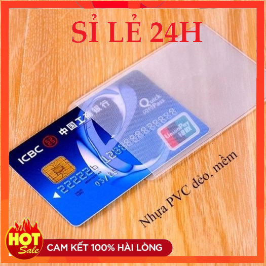 Vỏ Bọc Thẻ Căn Cước, Bằng Lái Xe Chất Liệu Không Thấm Nước