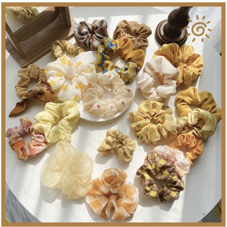 Dây buộc tóc scrunchie nhiều màu