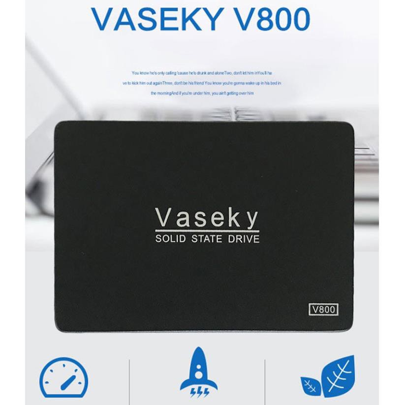 Ổ cứng SSD Vaseky V800 120GB, 240GB, 480GB - Cài win miễn phí, tặng cáp SATA3, Hàng chính hãng, bảo hành 3 năm