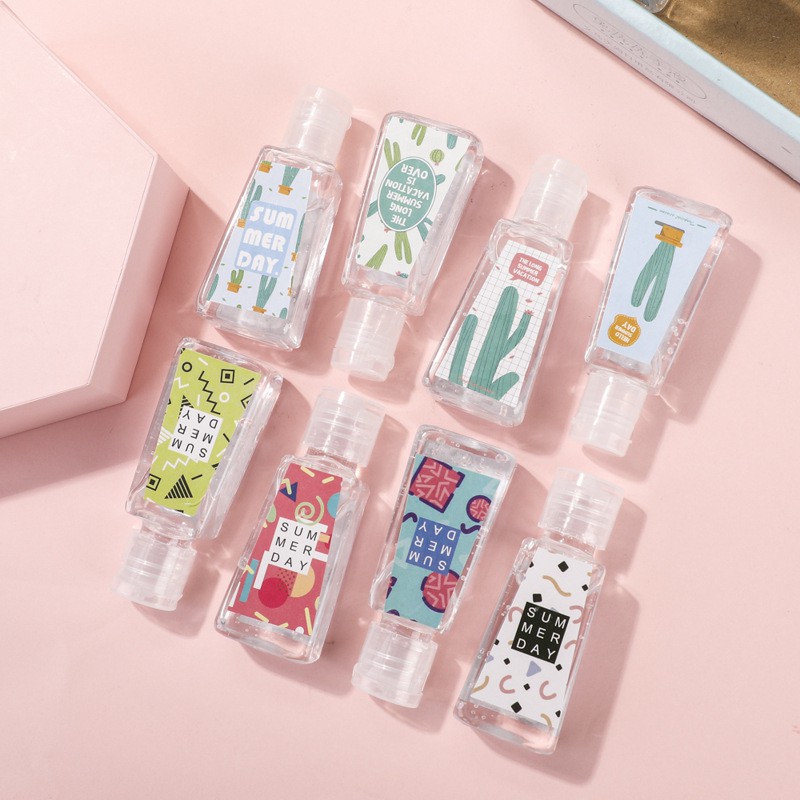Nước rửa tay khô pilu dạng gel 30ml nhiều mùi, màu, mẫu hình thang