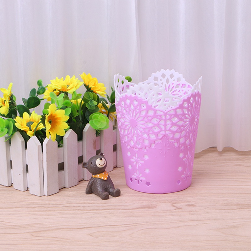 Giá Đỡ Cọ Vẽ Hình Bông Hoa Thiết Kế Đục Lỗ Độc Đáo Tiện Dụng