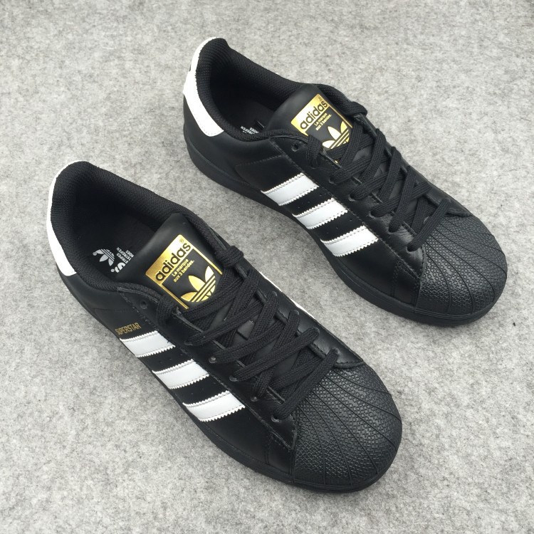 Giày Thể Thao Adidas Superstar Màu Đen Cá Tính Thời Trang Cho Nam Nữ