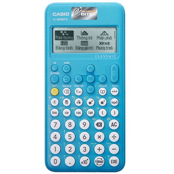 Máy Tính CASIO FX 880 BTG - Màu Xanh Biển