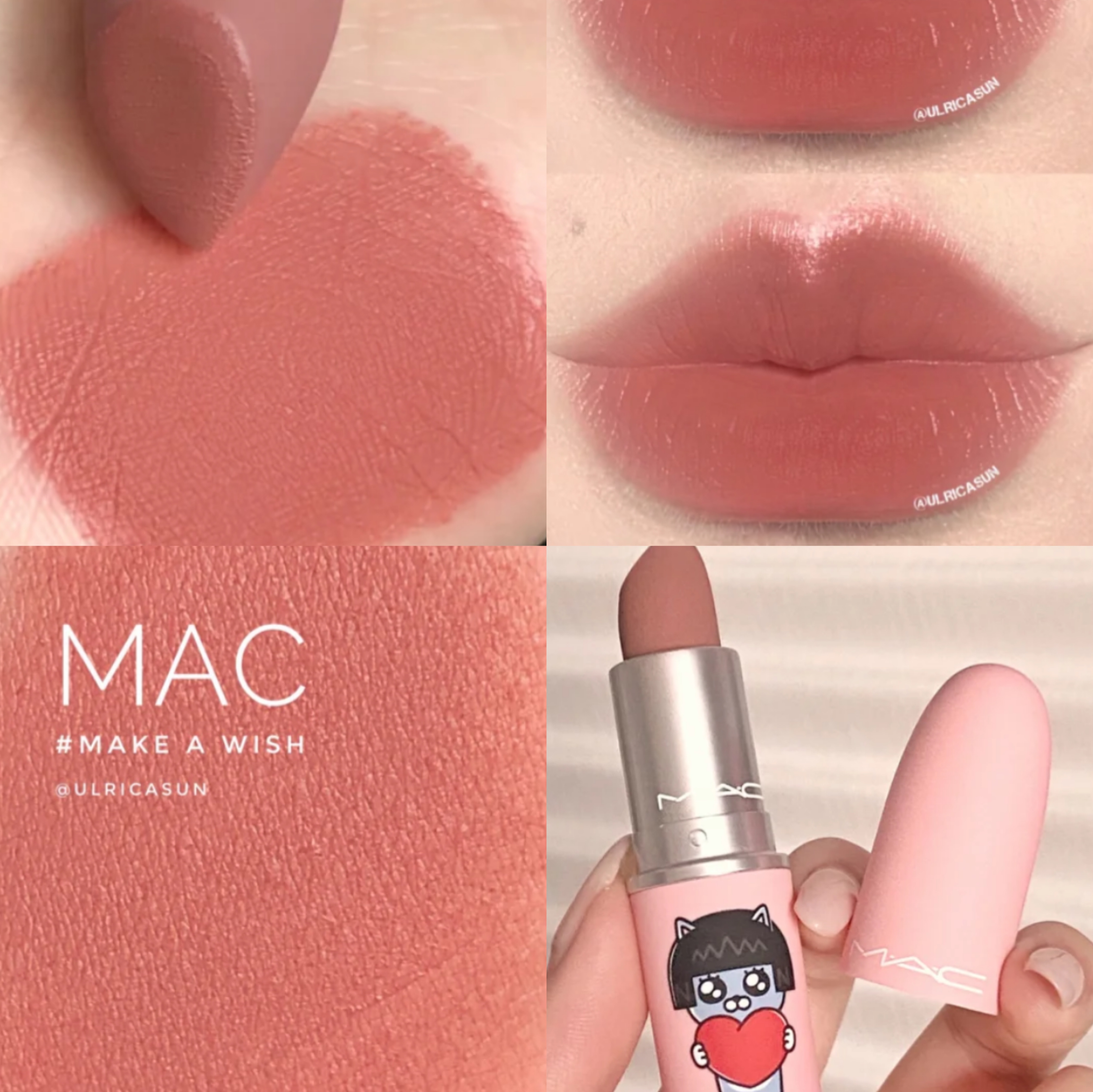 (Hàng Mới Về) Son Môi Mac / Magic Thiết Kế Vỏ Hồng Xinh Xắn | BigBuy360 - bigbuy360.vn