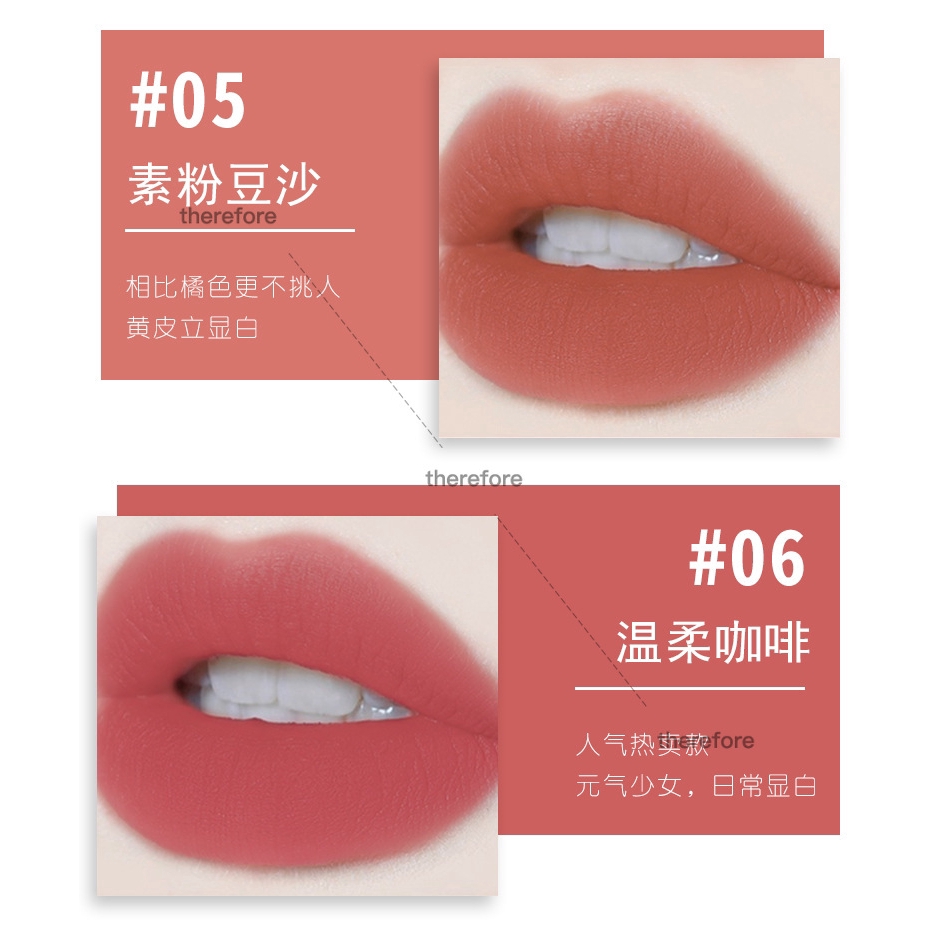 Son bóng trang điểm 6 màu lâu trôi chống thấm nước ngọt ngào mùa hè