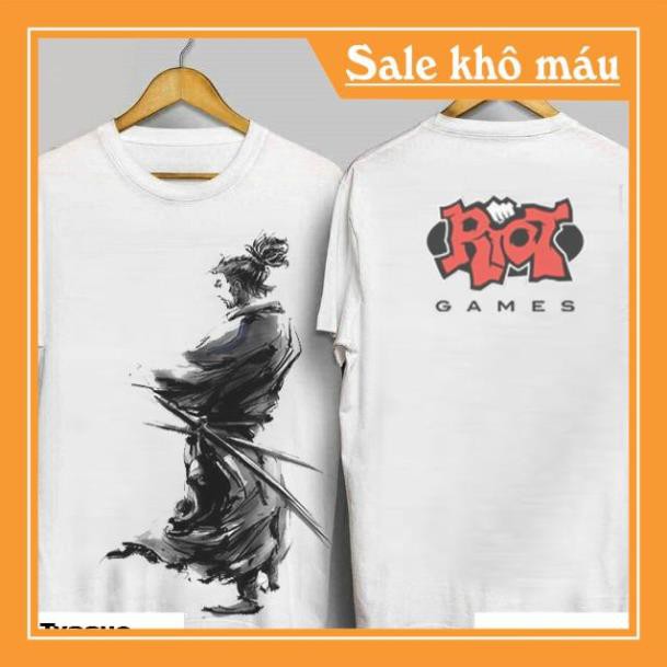 SALE- [Kèm Voucher FreeShip] Áo Thun Liên Minh Yasuo lol GAAK01 | Áo Thun Yasuo | áo tay ngắn