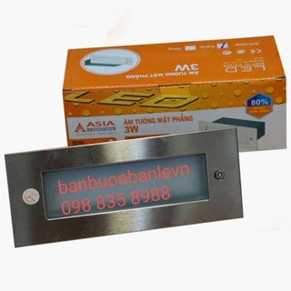 Đèn LED âm tường mặt phẳng 3 W ASIA