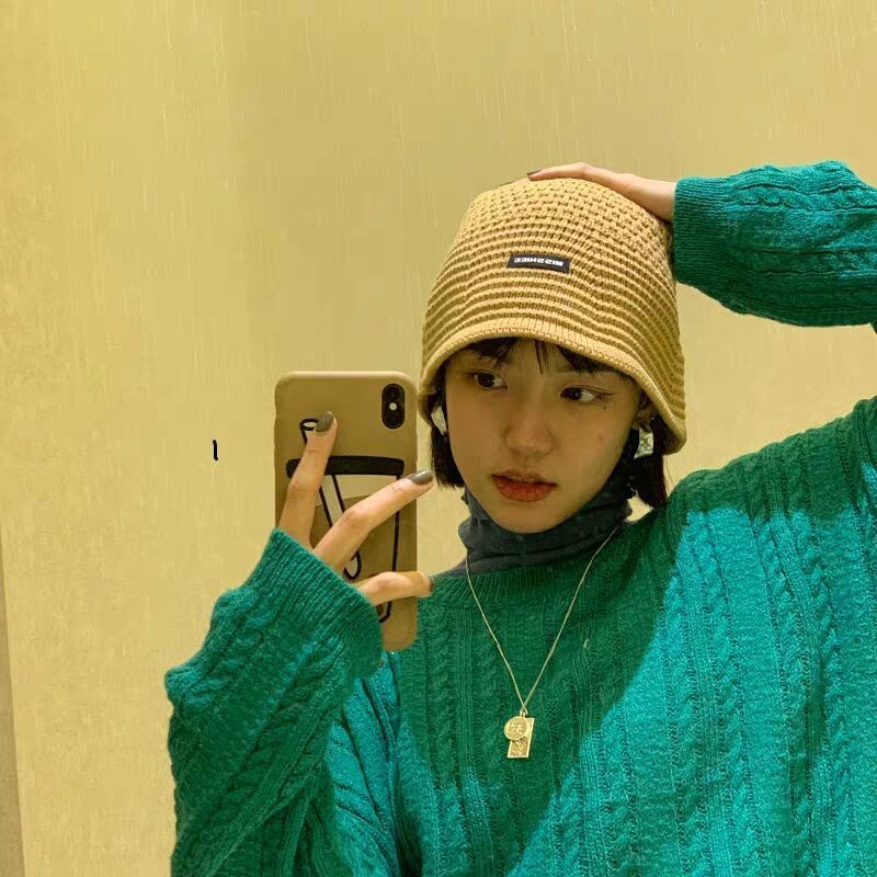 Nón Tai Bèo Đan Len Thời Trang Nữ Tính