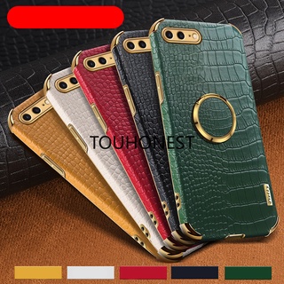 Ốp lưng điện thoại mềm dành cho casing for iphone 14 pro max case for iphone 7 plus case for iphone 8 plus case for iphone see crocodile pattern soft leather ring phone case