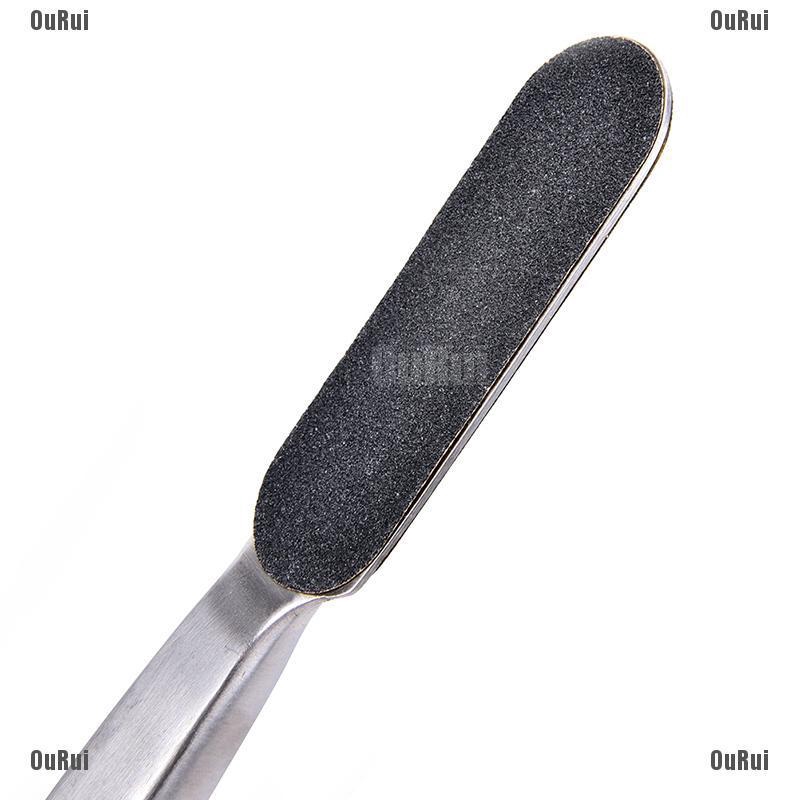 (FCC) Giày Cao Gót 2 Mặt Bằng Thép Không Gỉ Kèm 10 Giấy Nhám