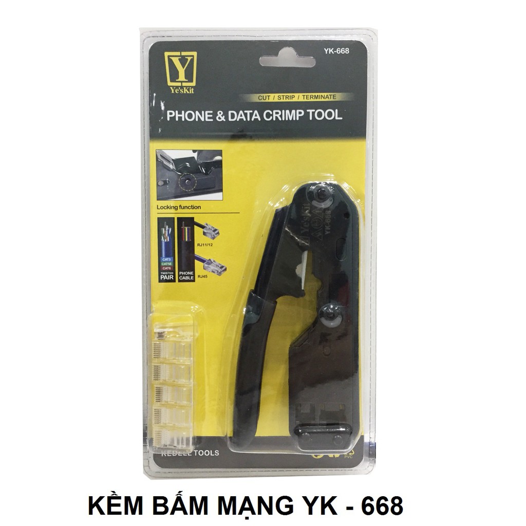 KỀM BẤM RJ YE'S KIT YK - 668