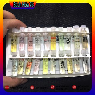 Bán sỉ - set 20 lọ nước hoa 2ml đủ mùi