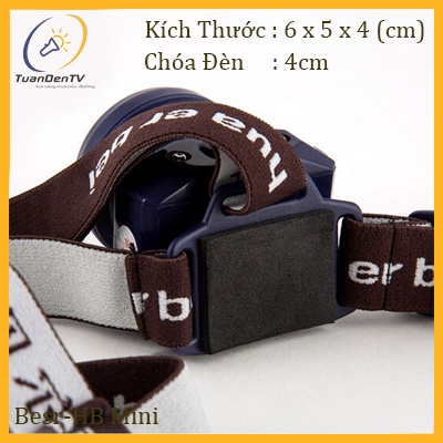 Đèn Pin Đội Đầu Besr HB Mini Chống Nước, Chống Va Đập, Chiếu Sáng Liên Tục 10H