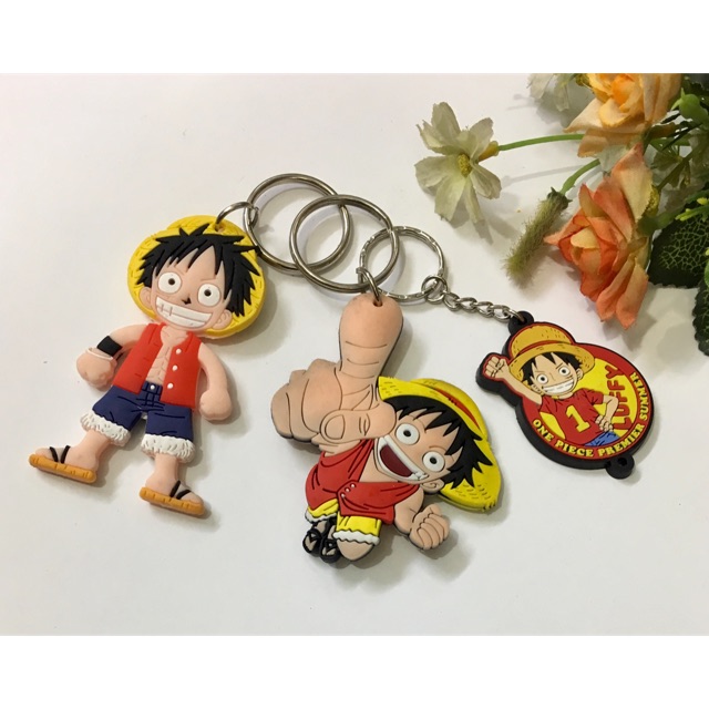 Móc khoá onepiece cao su