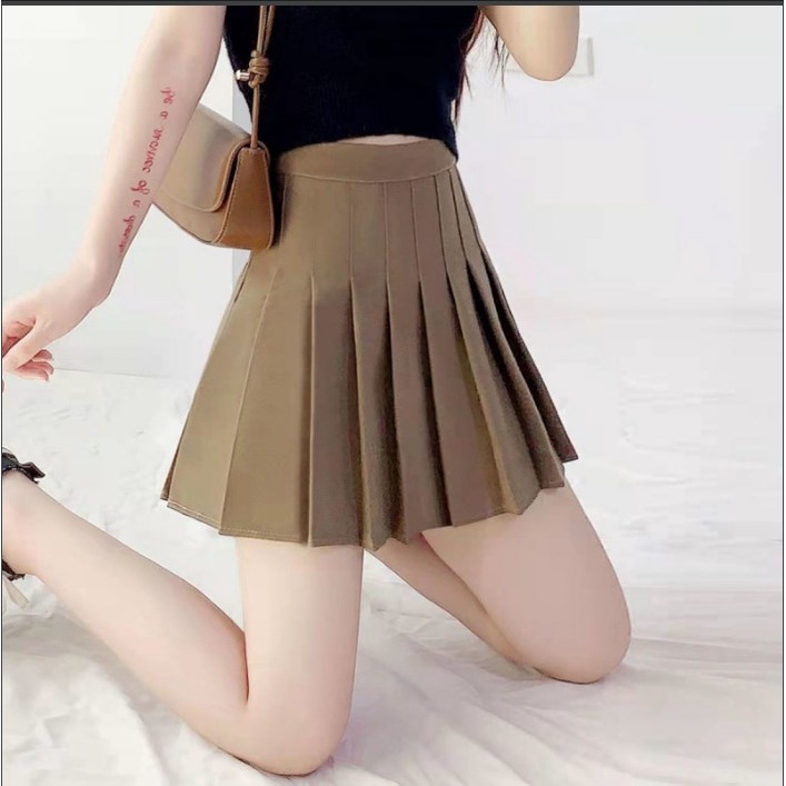 chân váy xếp ly ngắn tennis lưng cao HẠNH 96 CV12