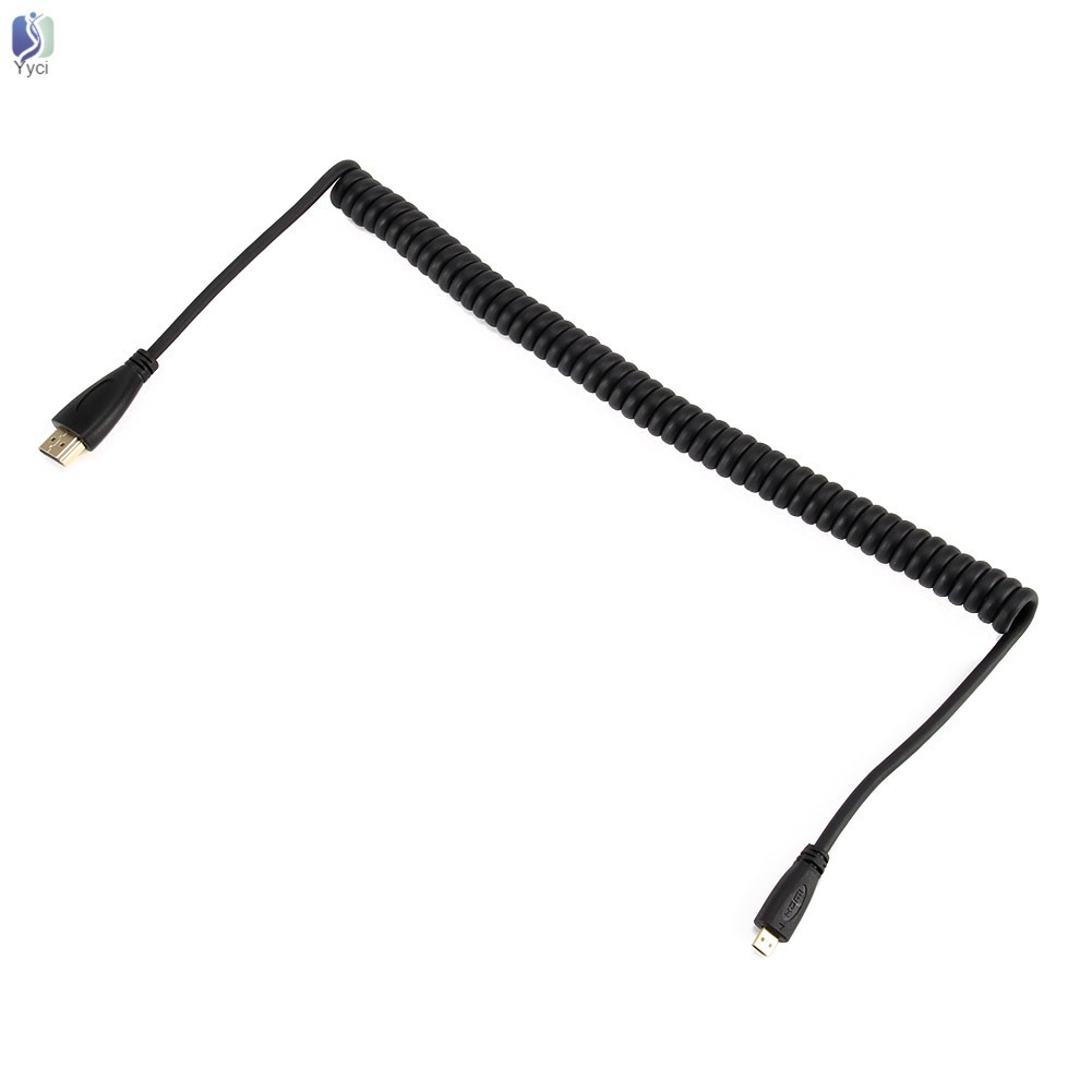 Dây Cáp Lò Xo Chuyển Đổi Cổng Micro Hdmi Sang Hdmi Chuyên Dụng