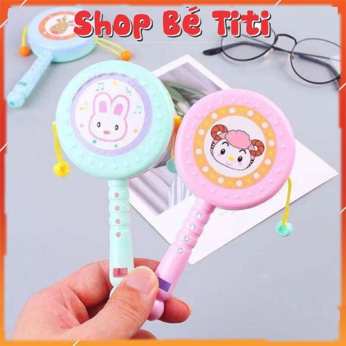 Trống cho bé – Trống lục lạc cho bé hình động vật ngộ nghĩnh